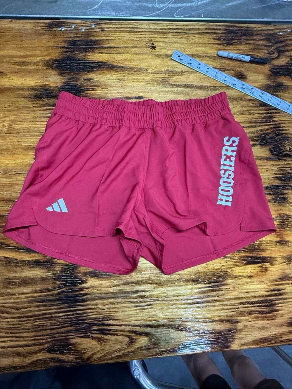 Adidas Indiana Hoosiers Athletic Shorts Red